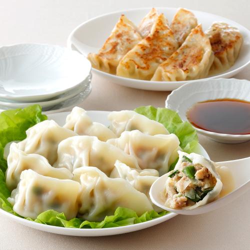 定番と海老焼餃子セット