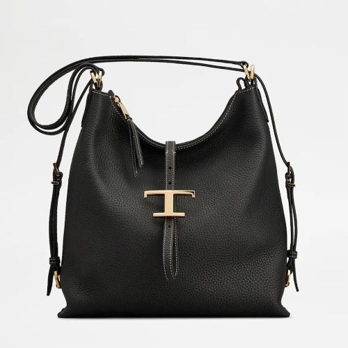 T タイムレス レザー ショルダー バッグ スモール