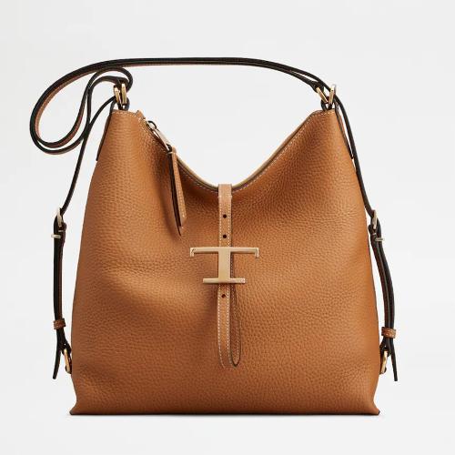 T タイムレス レザー ショルダー バッグ スモール