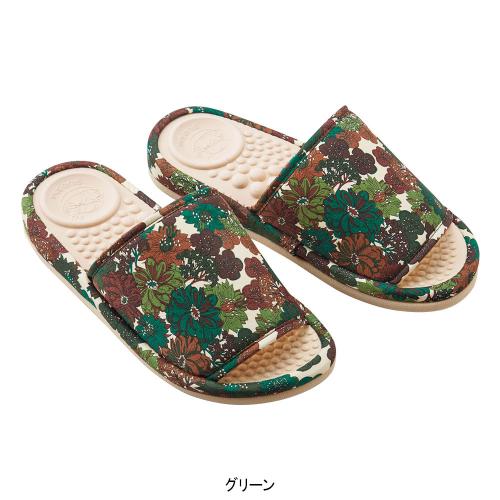 リバティプリント生地使用 健康ルームシューズ