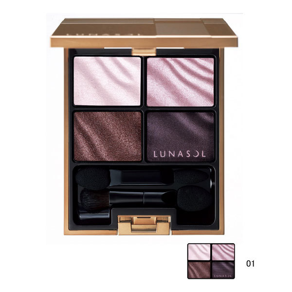 ルナソル LUNASOL カラーリングソフトチークス 01  ケース付