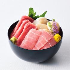 〈中島水産〉まぐろとほたてのセット
