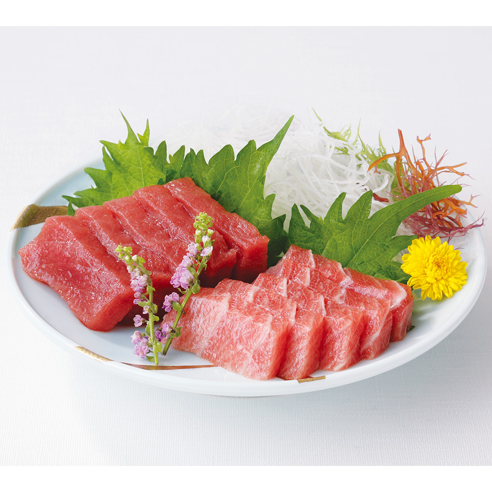 本まぐろ赤身・中トロセット