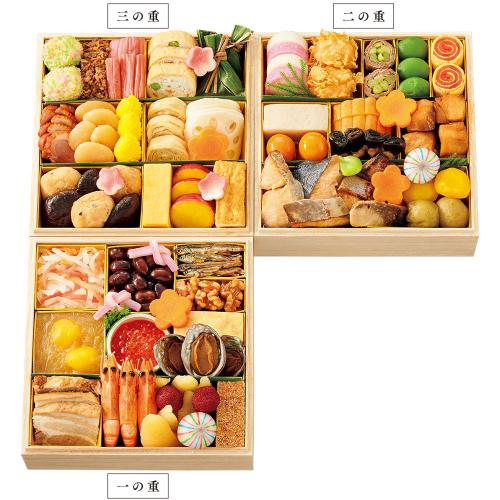 〈京料理　美濃吉〉おせち料理　三段重