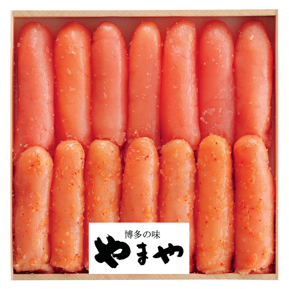 〈やまや〉明太子・たらこセット（切れ子）