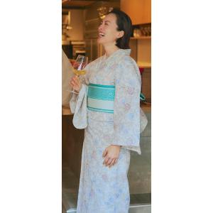 〜本日23:59値下げ中 【新品】 鶴 赤 浴衣 高島屋購入 浴衣レンタル | 【和風館】白地に赤色の濃淡チェック柄に菊文様
