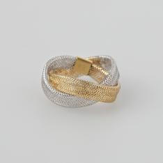 イタリア製18金フレキシブルリング(M)