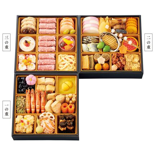 〈銀座 花蝶〉和洋おせち料理　三段重