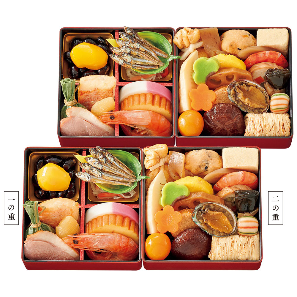 〈京菜味のむら〉おせち料理　京小箱二客組
