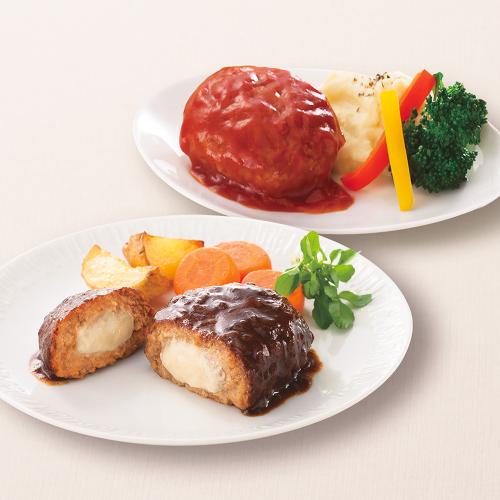 〈田崎真也セレクション〉クリームチーズ入りハンバーグセット
