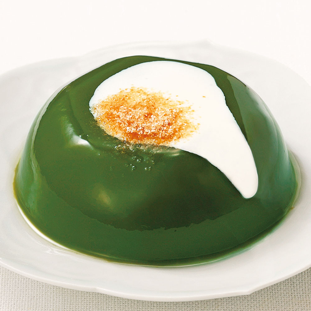 抹茶のゼリー