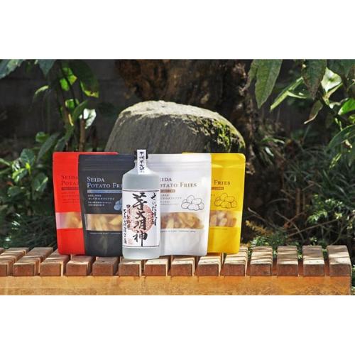 【父の日】＜IMODAIMYOJIN＞本格焼酎「芋大明神」＆「せいだ芋のポテトフライ」セット＜人気商品につき限定50セット＞