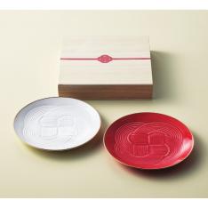 〈小田陶器〉結 組皿揃 木箱入