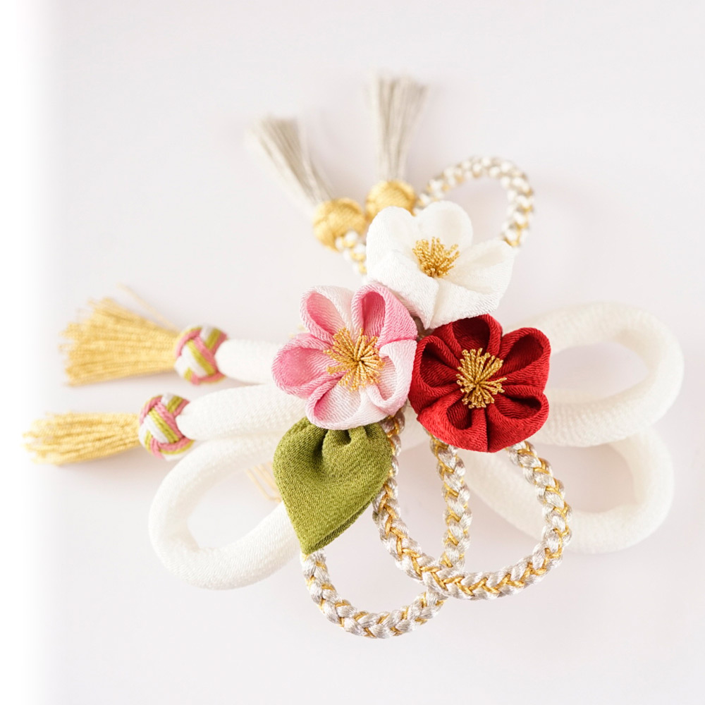 髪飾り 正絹ちりめん あで梅コーム | 商品詳細 | 高島屋オンラインストア 