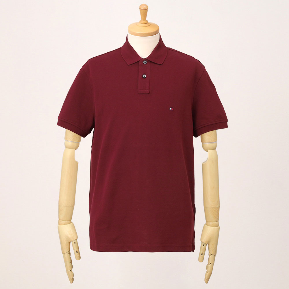 【父の日】半袖ポロシャツ バーガンディー S→XL