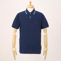 【父の日】半袖ポロシャツ アンダーカラー ネイビー S→XL