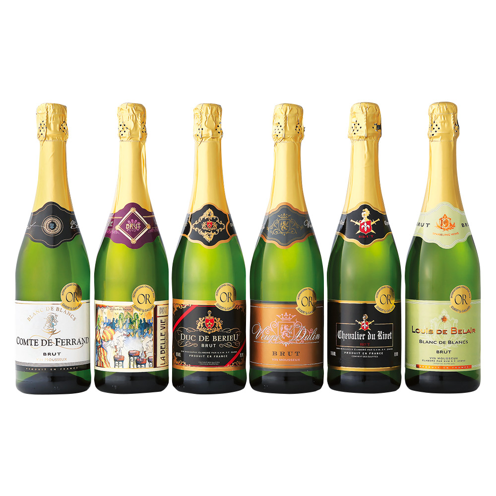 〈フランス〉金賞受賞スパークリング6本セット
