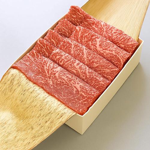 【父の日】国内産黒毛和牛肩すき焼用（父の日掛け紙付き）