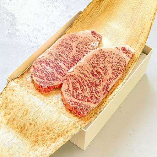 【父の日】国内産黒毛和牛サーロインステーキ2枚（父の日掛け紙付き）