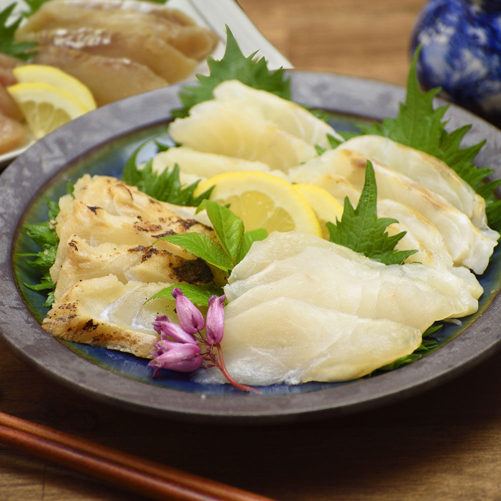 【父の日】長崎産天然クエと九十九島鯛の刺身盛り