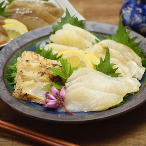 【父の日】長崎産天然クエと九十九島鯛の刺身盛り