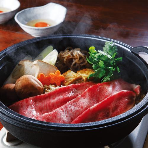黒毛和牛すき焼鍋セット(E945)349453