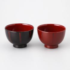 会津塗 夫婦椀 とくさ
