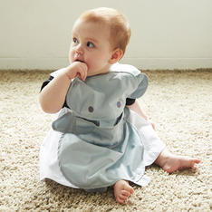 お食事エプロン　ぞうさん