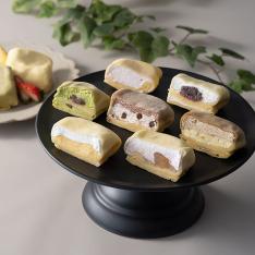 【父の日】7種の手包みもちっとクレープ 10個