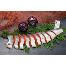 沖獲り 紅さけ半身切身（甘塩・袋詰め）