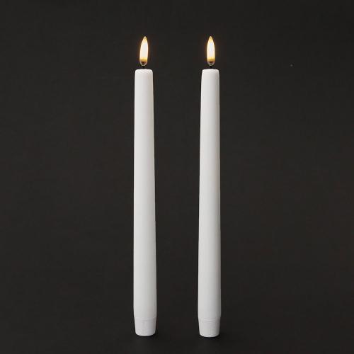 LED タパーキャンドル ノルディックホワイト×2個セット