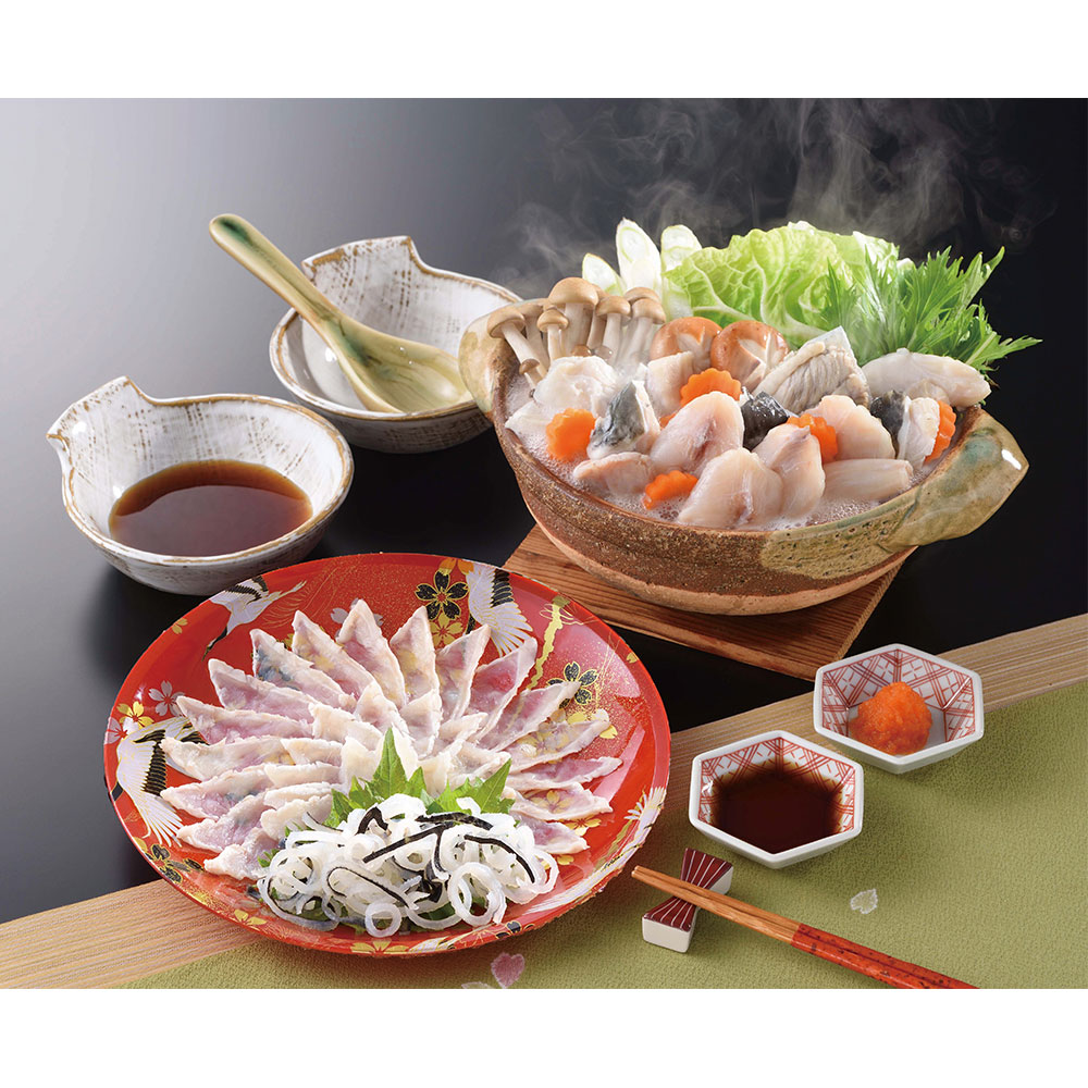 〈関とら本店〉ふく刺身とふくちりセット