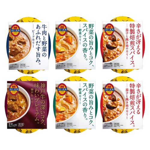 人気のカリー元年4種セット(6パック)