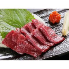 国産スライス馬刺ヒレ4パックセット