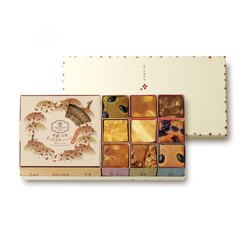 岐阜県産ほうじ茶クーヘン&奏でる積み木9個入