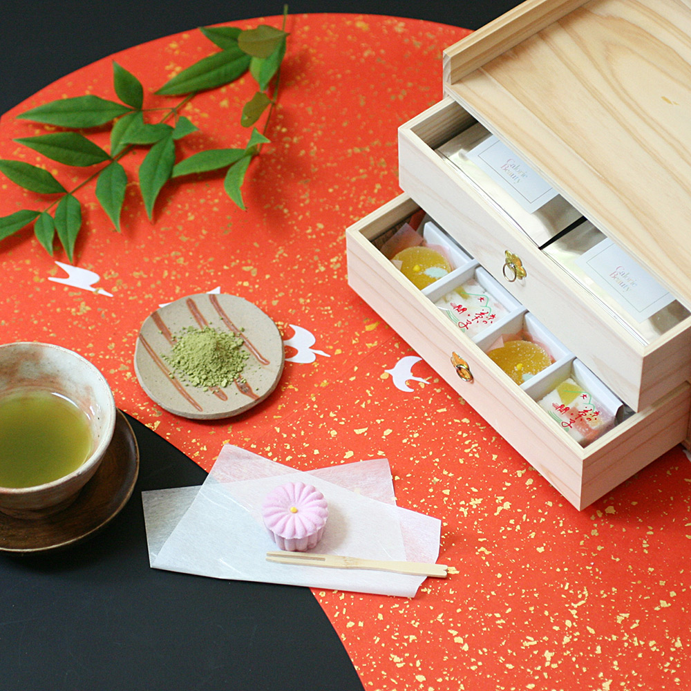 Heartea 出雲茶師の銘茶パウダー&ひと口菓子