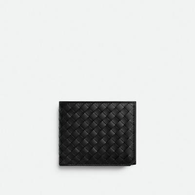⭐️ 新型 極美品 ボッテガ ヴェネタ カセット 二つ折り財布 ブラック 鑑定済 マダーブラウン/ローズウッドカセット スモール 二つ折り