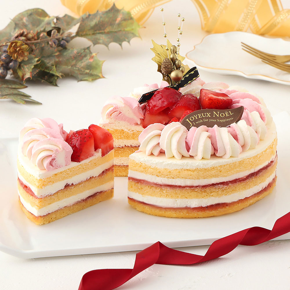 【クリスマス】いちごのノエルショートケーキ