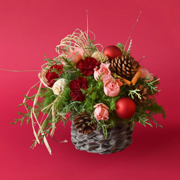 【クリスマス】生花クリスマス アレンジメント