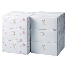 〈ガーベラ〉花ボックスティッシュペーパー 透かし模様