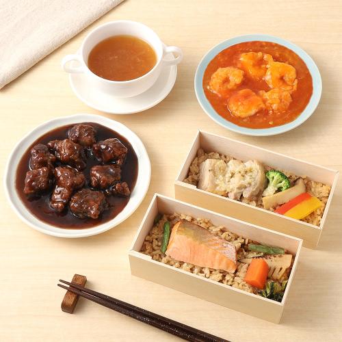 【敬老の日】ふかひれスープ入りお二人様セット 中華スープ・弁当・惣菜