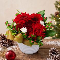 【クリスマス】クリスマスの生花アレンジメント