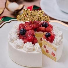 【クリスマス】あまおう苺のコンフィチュールケーキ（4号）