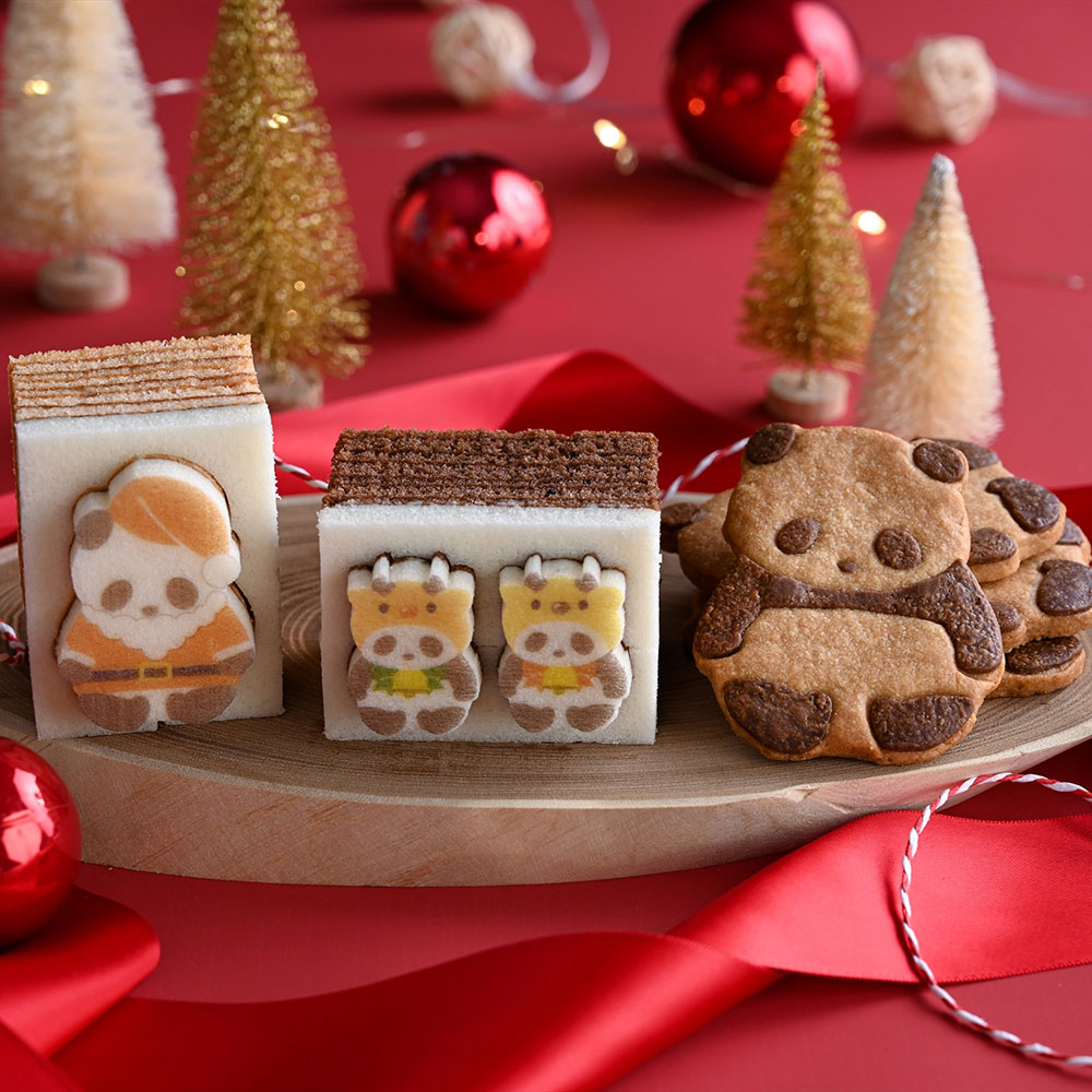 クリスマスパンダバウムとサブレのギフト
