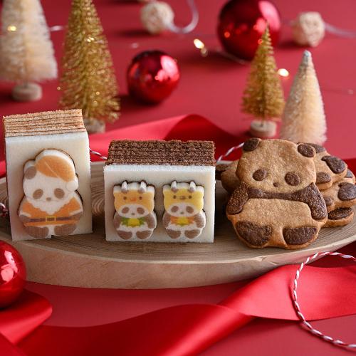 クリスマスパンダバウムとサブレのギフト