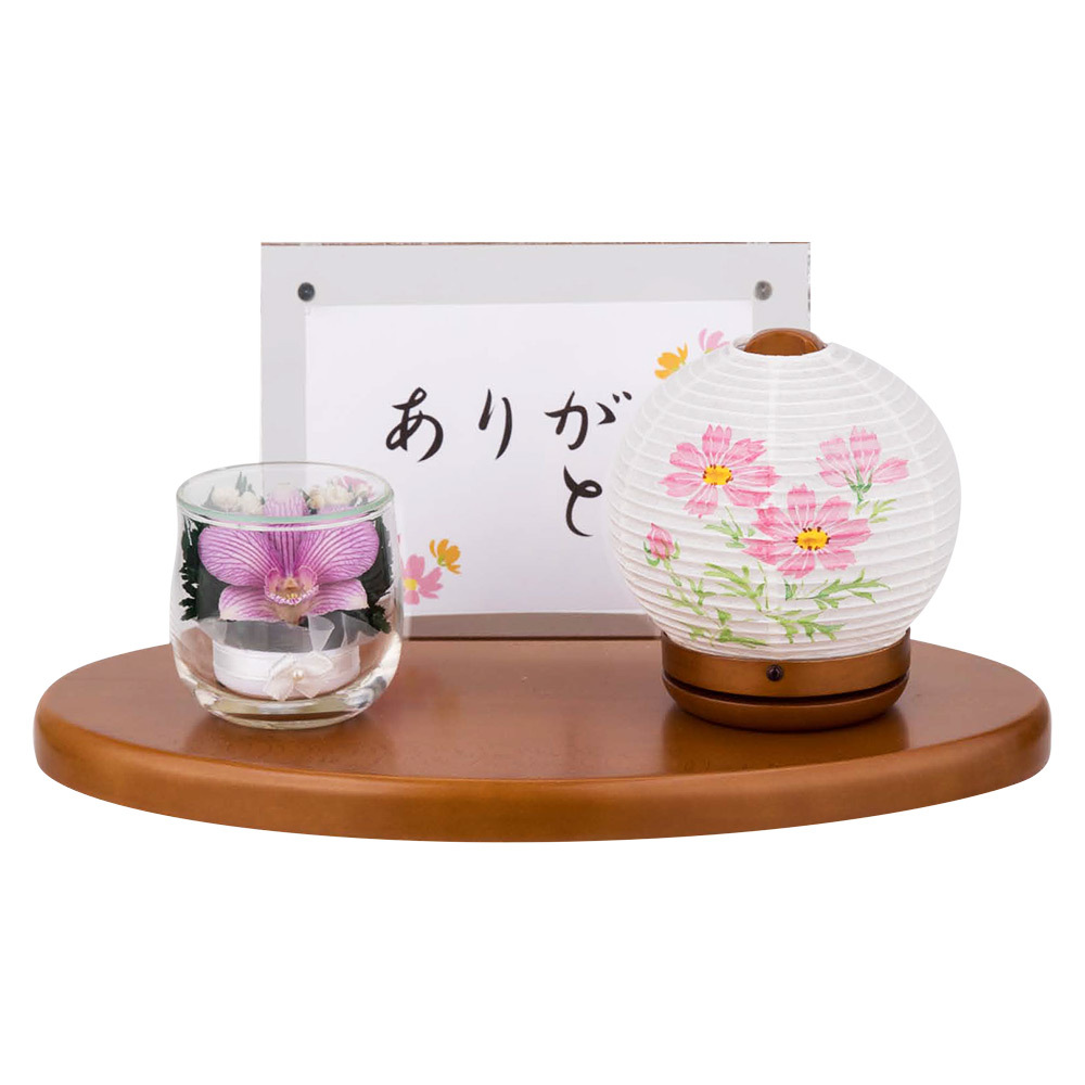 高島屋特選　創作行灯　花想和（コスモス）