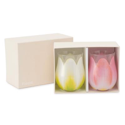 TulipGlass2pcsWH×RD