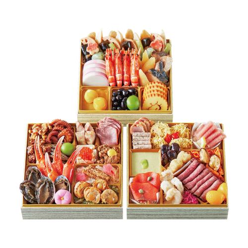 和・洋 三段重(W209)<関西・岡山・鳥取・島根地域お届け>382094