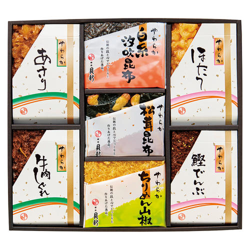 〈銀座新之助貝新〉やわらか煮詰合せ