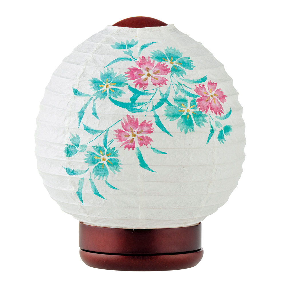 創作行灯 楮和紙張 ほのか華1号（撫子）